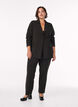 Blazer med rhinesteiner, Svart, Model image number 1