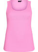 Singlet med strass og smal passform, Rosa, Packshot image number 0