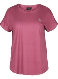 Ensfarget trenings-T-skjorte, Violet Quartz