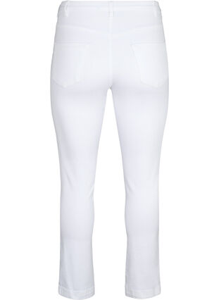Slim fit Emily jeans med normal høyde i livet, White, Packshot image number 1