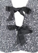 Paljettbluse med knytedetaljer, Silver, Packshot image number 2