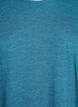 Jersey bluse med 3/4 ermer, Bl&aring;, Packshot image number 2