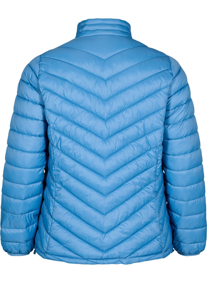 Lett jakke med lommer, Bl&aring;, Packshot image number 1