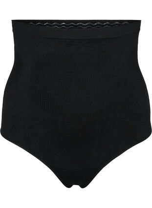 Zizzi Shapewear G-streng med høyt liv, Svart, Packshot image number 0