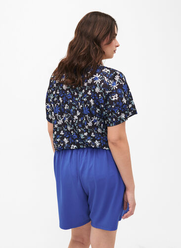 FLASH - Løstsittende shorts med lommer, Dazzling Blue, Model image number 1