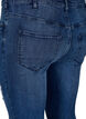Supersmale Amy jeans med slitasjedetaljer, Blue Denim, Packshot image number 3