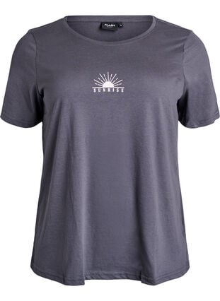 Zizzi FLASH - T-skjorte med motiv, Iron Gate Sun, Packshot image number 0