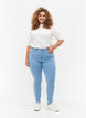 Super slim Amy jeans med h&oslash;yt liv, Ex Lt Blue, Model image number 0