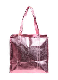 Handlepose med glidelås, Rose Metallic