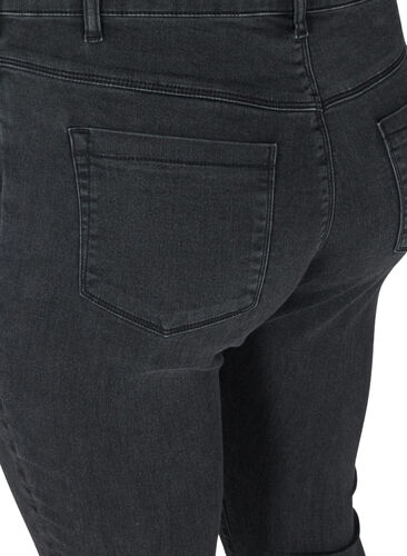 Jeggings i bomullsmiks, Grey Denim, Packshot image number 3