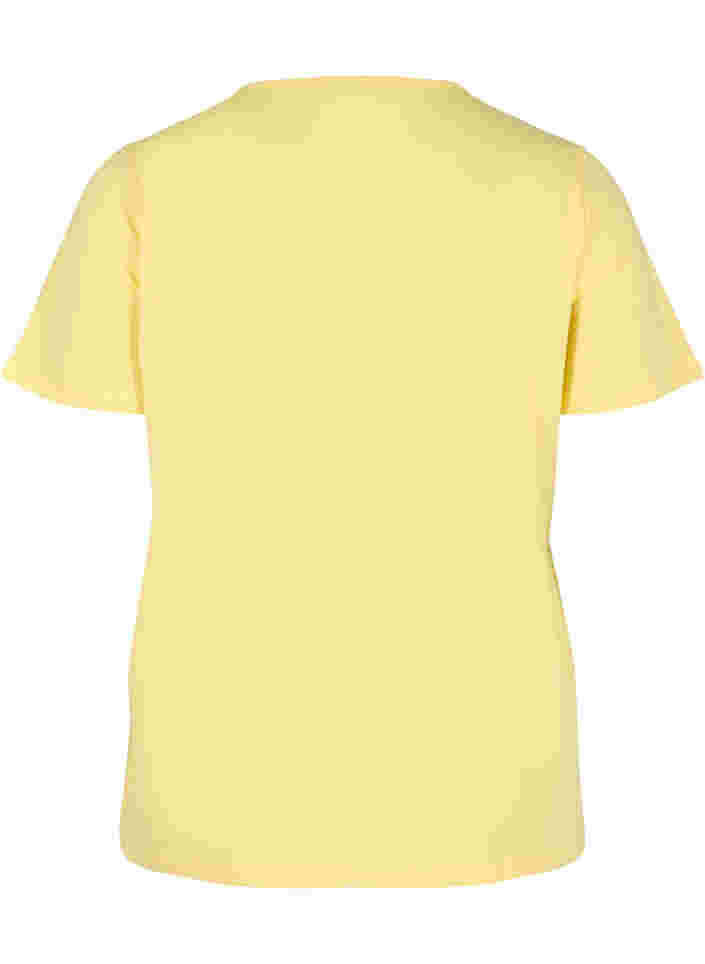 T-skjorte med broderi anglaise, Goldfinch Mel., Packshot image number 1