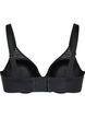 Formstøpt BH med stripete netting, Black, Packshot image number 1