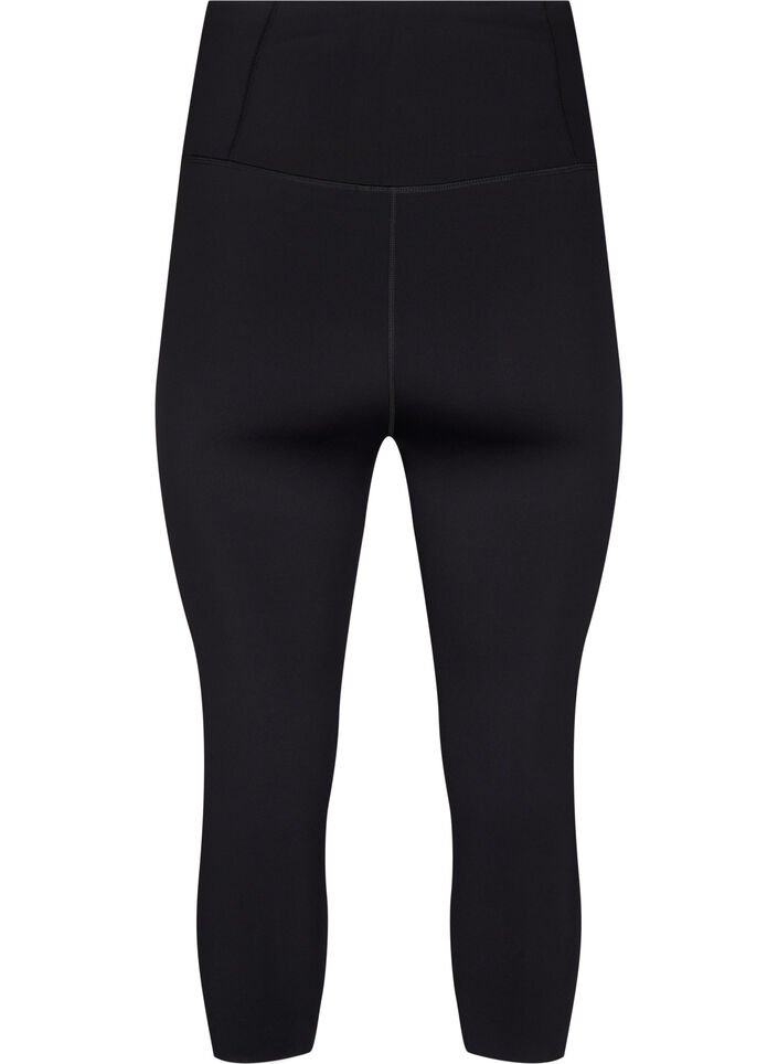CORE, SUPER TENSION TIGHTS - 3/4 treningstights med lomme, Black, Packshot image number 1