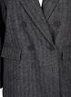 Blazer i ullblanding med lommer, Dark Grey Melange, Packshot image number 2