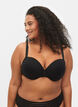 Vattert BH med bøyle, Black, Model image number 0