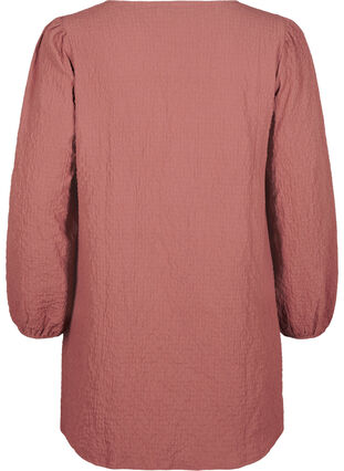 Zizzi FLASH - Langermet tunika med rund hals, Brun, Packshot image number 1