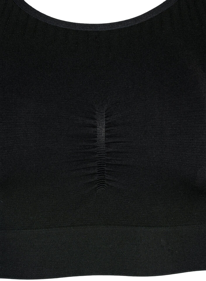Sømløs BH, Black, Packshot image number 2
