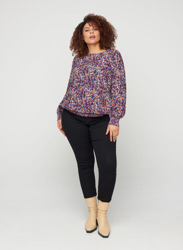 Jeggings i bomullsmiks, Black, Model image number 3