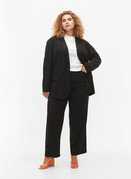 Bukser med pinstriper, Black W. Pinstripe, Model