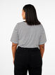 T-skjorte med TENCEL&trade; Lyocell og striper, Hvit, Model image number 1
