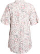 Bomullskjole med blomsterm&oslash;nster og broderie anglaise, Vanilje, Packshot image number 1
