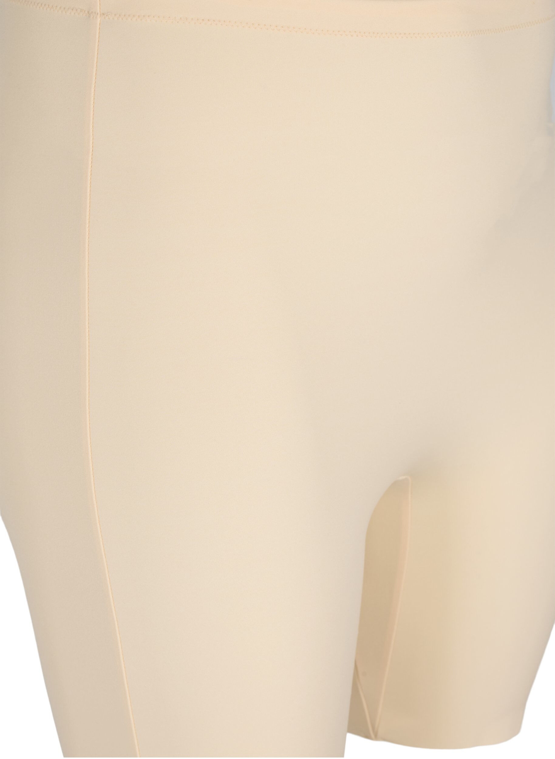 Zizzi Light shapewear shorts med h&oslash;yt liv, Beige, Packshot image number 2
