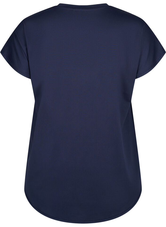 Trenings-t-skjorte med v-hals, Night Sky, Packshot image number 1