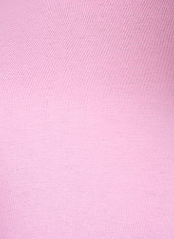 Kortermet T-skjorte i bomullsblanding, Rosa, Packshot image number 2