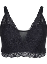 Lett vattert blonde-BH med mesh, Black