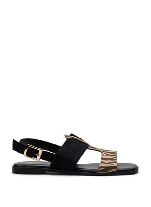 Zizzi Wide fit - Sandaler med brede stropper, Svart, Packshot image number 0
