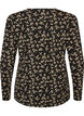 Langermet bluse, Svart, Packshot image number 1