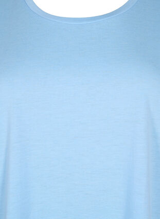 Kortermet T-skjorte i bomullsblanding, Serenity, Packshot image number 2
