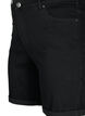 Tettsittende dongerishorts med høy midje, Black, Packshot image number 2