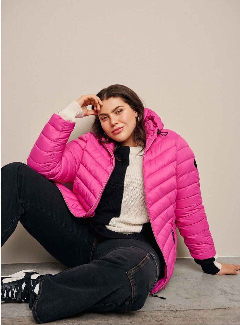 Fargerik jakke, , Model