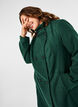 Kort A-linje kåpe, Trekking Green Mel., Model image number 2