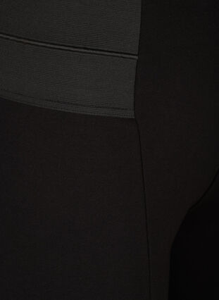 Zizzi Leggings med bred strikk i livet, Svart, Packshot image number 2