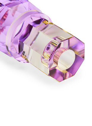 Lysestake i krystall, Butter/Violet, Packshot image number 3