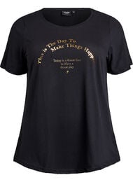 FLASH - T-skjorte med motiv, Black Gold
