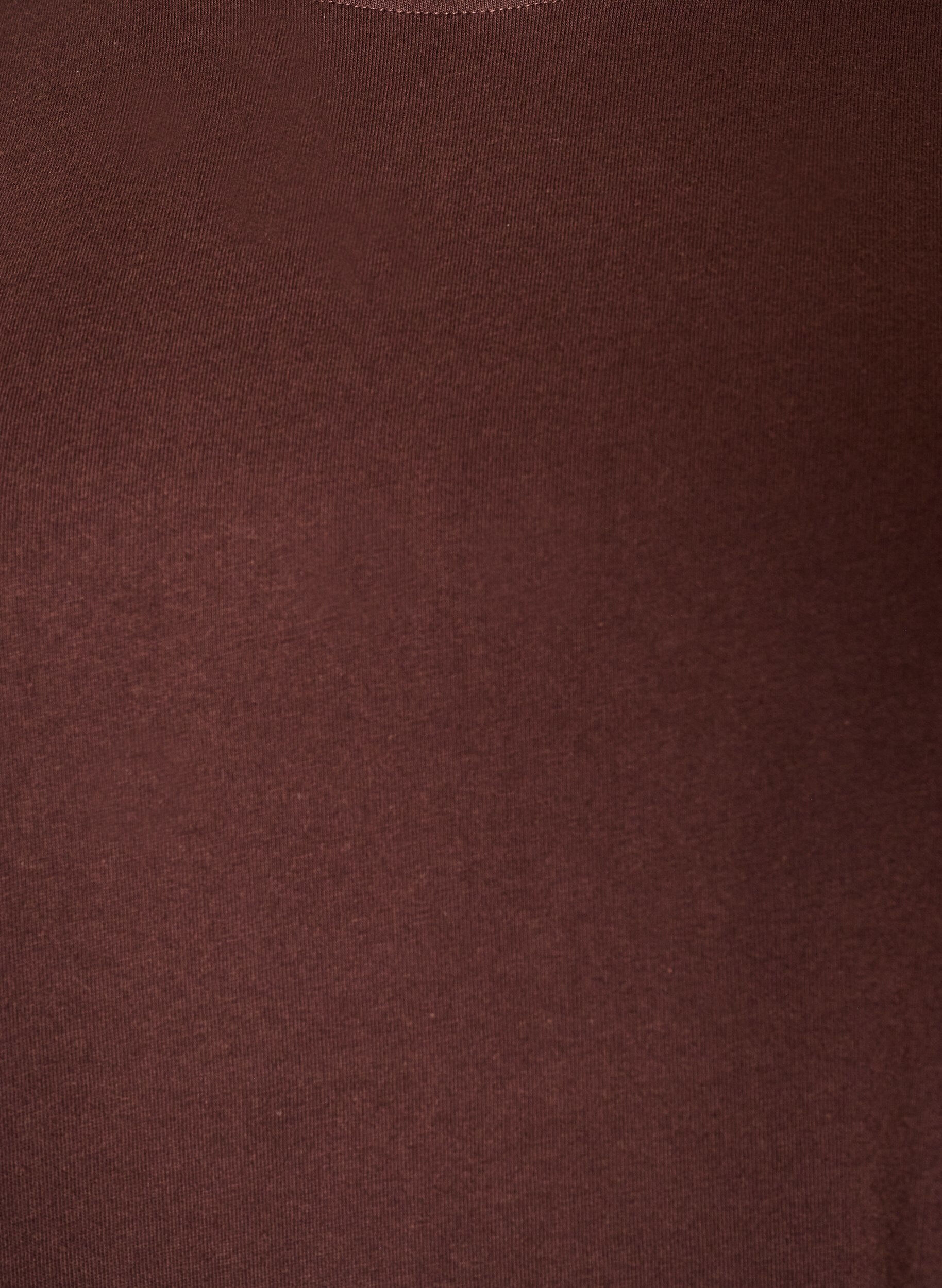 ZizziBasis T-skjorte med lange ermer, Brun, Packshot image number 2
