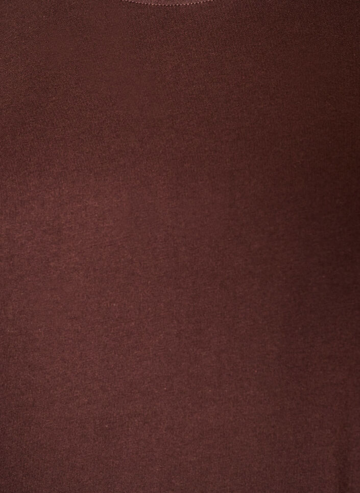 Basis T-skjorte med lange ermer, Brun, Packshot image number 2