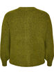 Ribbestrikket cardigan med knapper, Gr&oslash;nn, Packshot image number 1