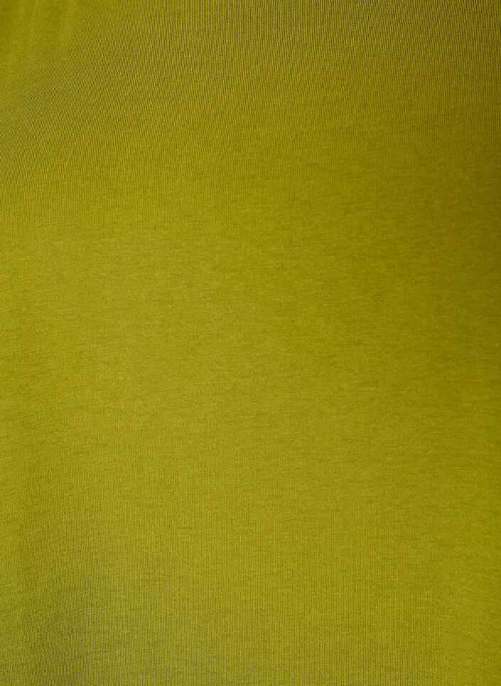Kortermet T-skjorte i bomullsblanding, Gr&oslash;nn, Packshot image number 2