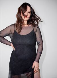 Blush midi-kjole, , Model