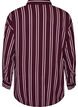 Stripete nattkjole, M&oslash;rk Bordeaux, Packshot image number 1