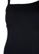 Badedrakt med asymmetrisk utringning, Black, Packshot image number 2