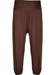 Loose fit harem-bukser, Brun