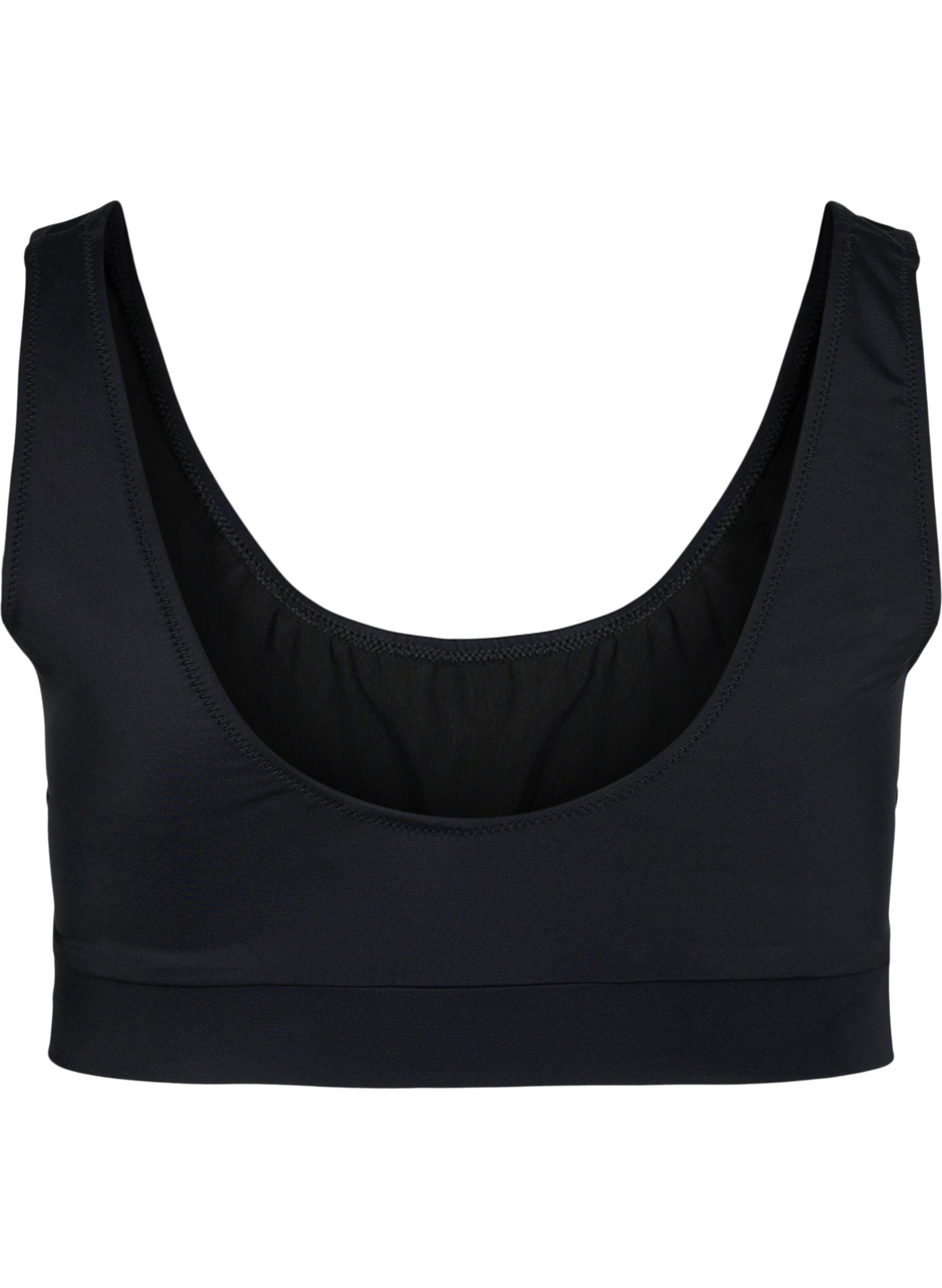 Zizzi Bikinitopp med rund hals, Black, Packshot image number 1