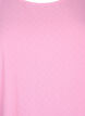 Langermet bluse med tekstur, Rosebloom, Packshot image number 2