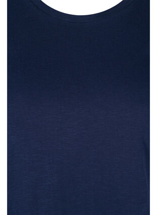 2 stk. kortermet T-skjorter i bomull, Navy B/Reseda, Packshot image number 2