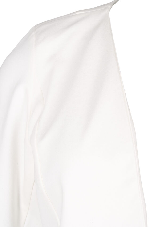 Kort blazer uten lukking, Cloud Dancer, Packshot image number 2